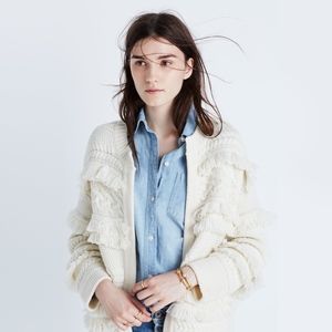 Madewell Desert Valley Fringe Cardigan